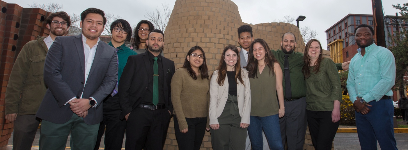 April 2018 – Architecture Students Design and Build Their Vision of a “Temple of Freedom” at the Masonry Design/Build Competition at NJIT CoAD